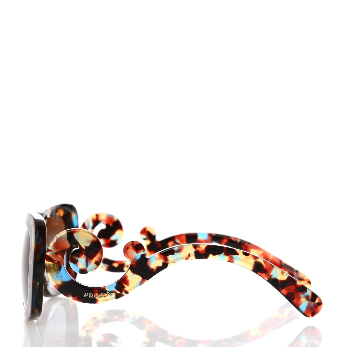 Baroque Sunglasses Tortoise Blue