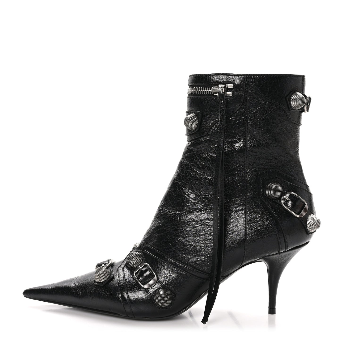 Agneau Arena Cagole 70mm Ankle Boots 39.5 Black