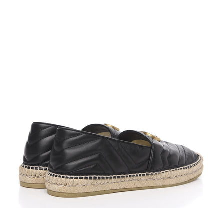 Gucci Nappa Matelasse Mens GG Marmont Espadrilles 7 Black 4 of 9
