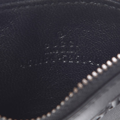 Gucci Calfskin L'Aveugle Par Amour Embossed Coin Case Card Holder Black 14 of 16