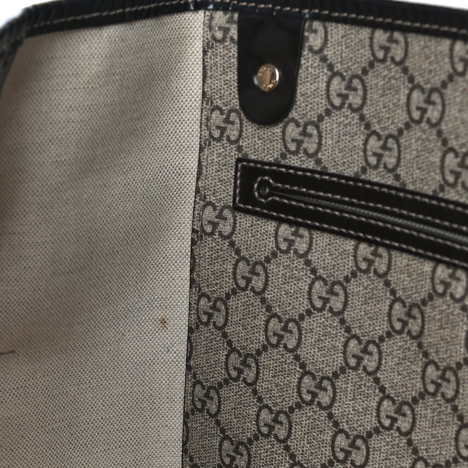 Gucci GG Plus Monogram Tattoo Heart Medium Joy Tote Dark Brown 20 of 20