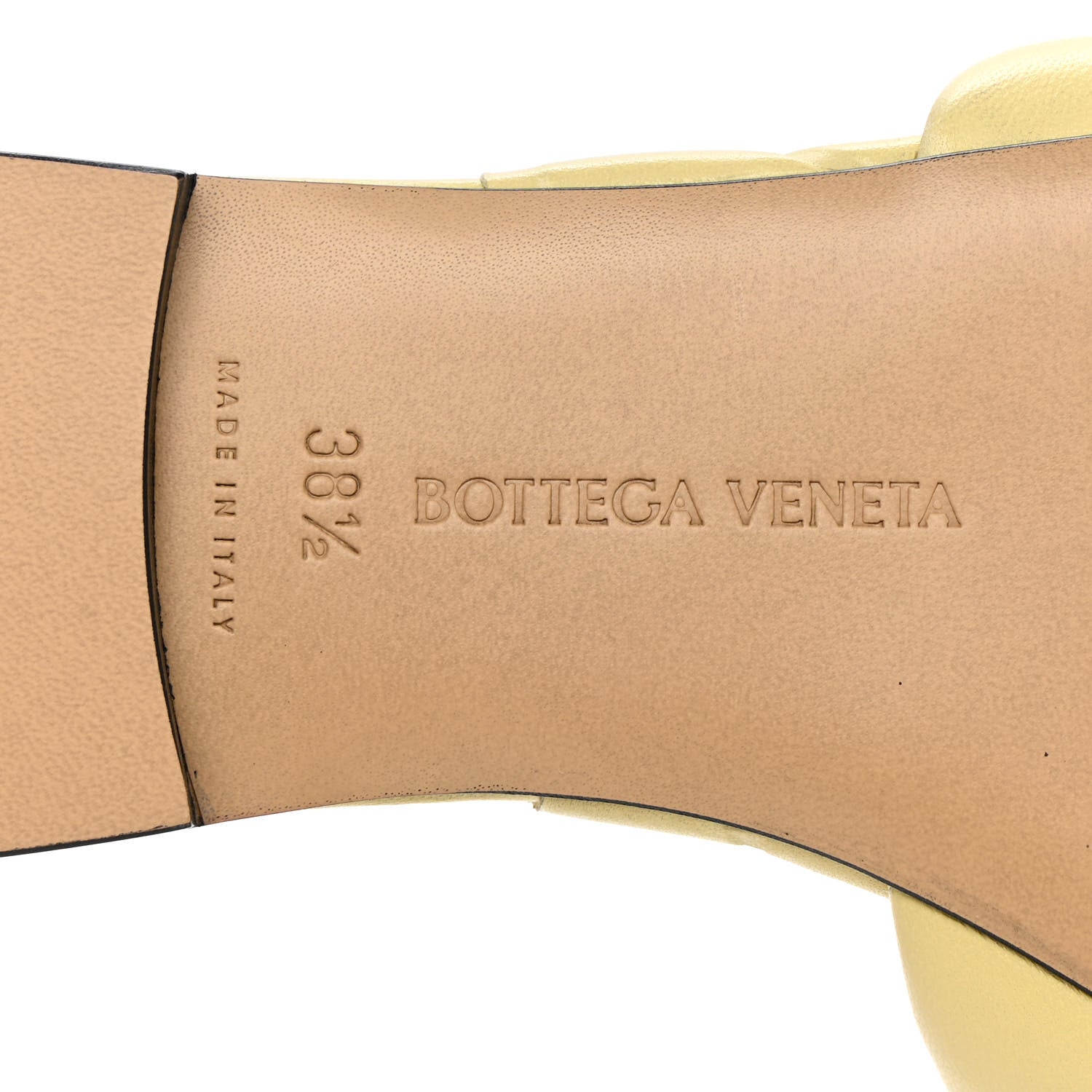 Bottega Veneta Nappa Quilted Rubber Lido Flat Sandals 38.5 Moon Beam 7 of 8