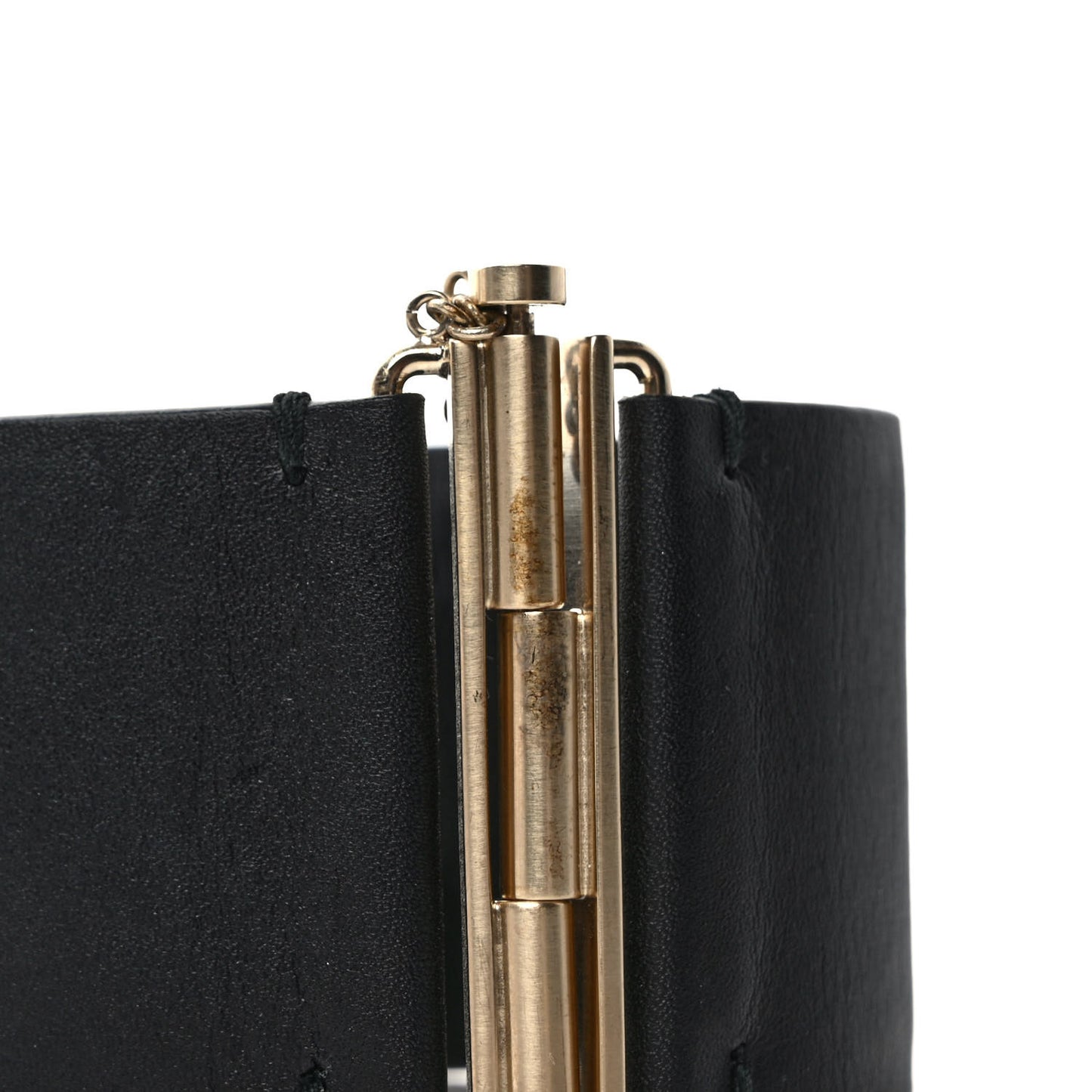 Calfskin CC Wide Cuff M Black