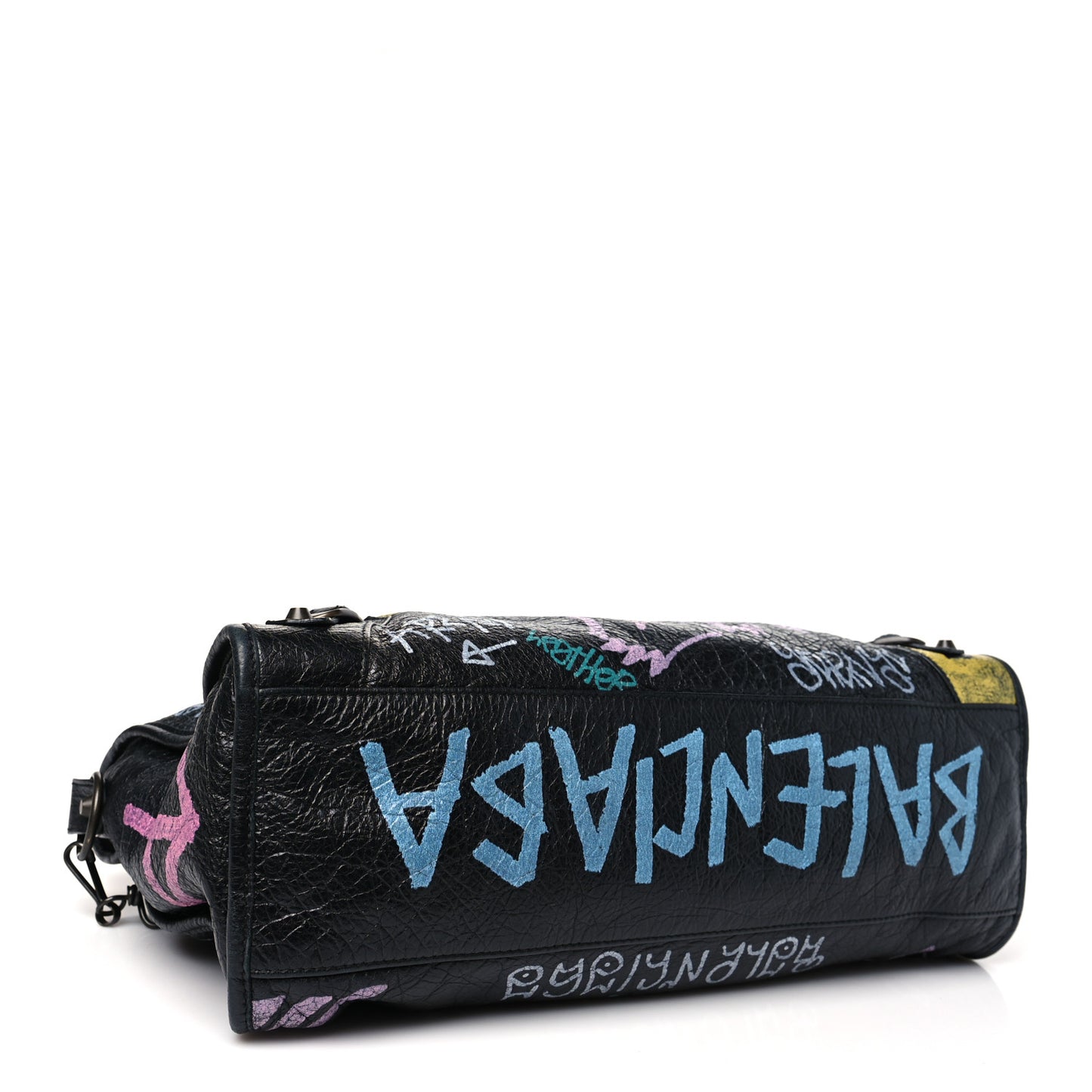 Agneau Graffiti All Over Classic Hardware City Black Multicolor