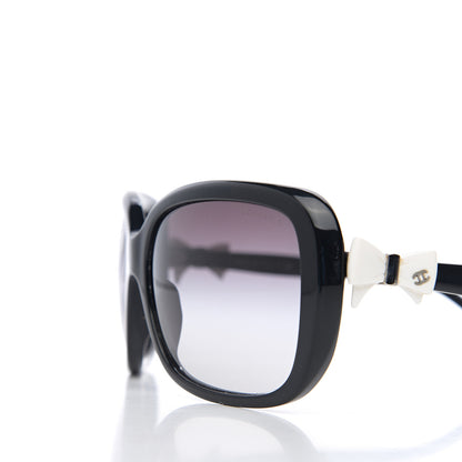 Chanel CC Bow Sunglasses 5171 Black White 7 of 8