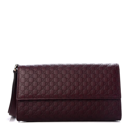 Gucci Microguccissima Travel Document Case Burgundy 1 of 9
