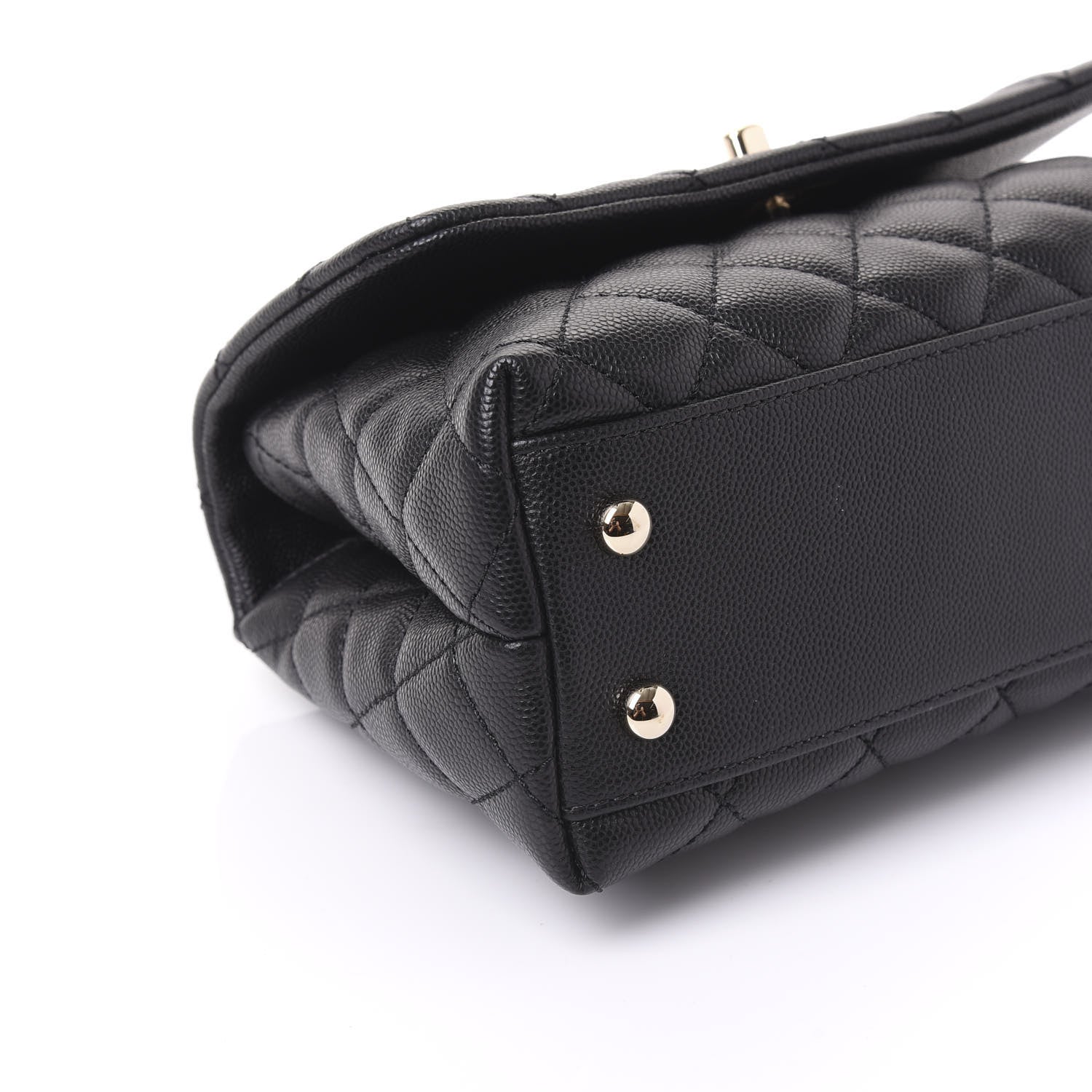 Chanel Caviar Quilted Mini Coco Handle Flap Black 5 of 10