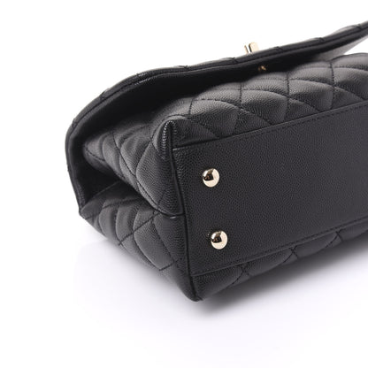 Chanel Caviar Quilted Mini Coco Handle Flap Black 5 of 10
