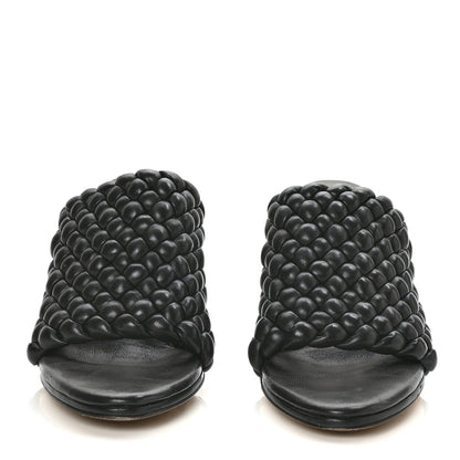 Bottega Veneta Nappa Padded Intreccio The Curve Sandals 40.5 Black 3 of 15