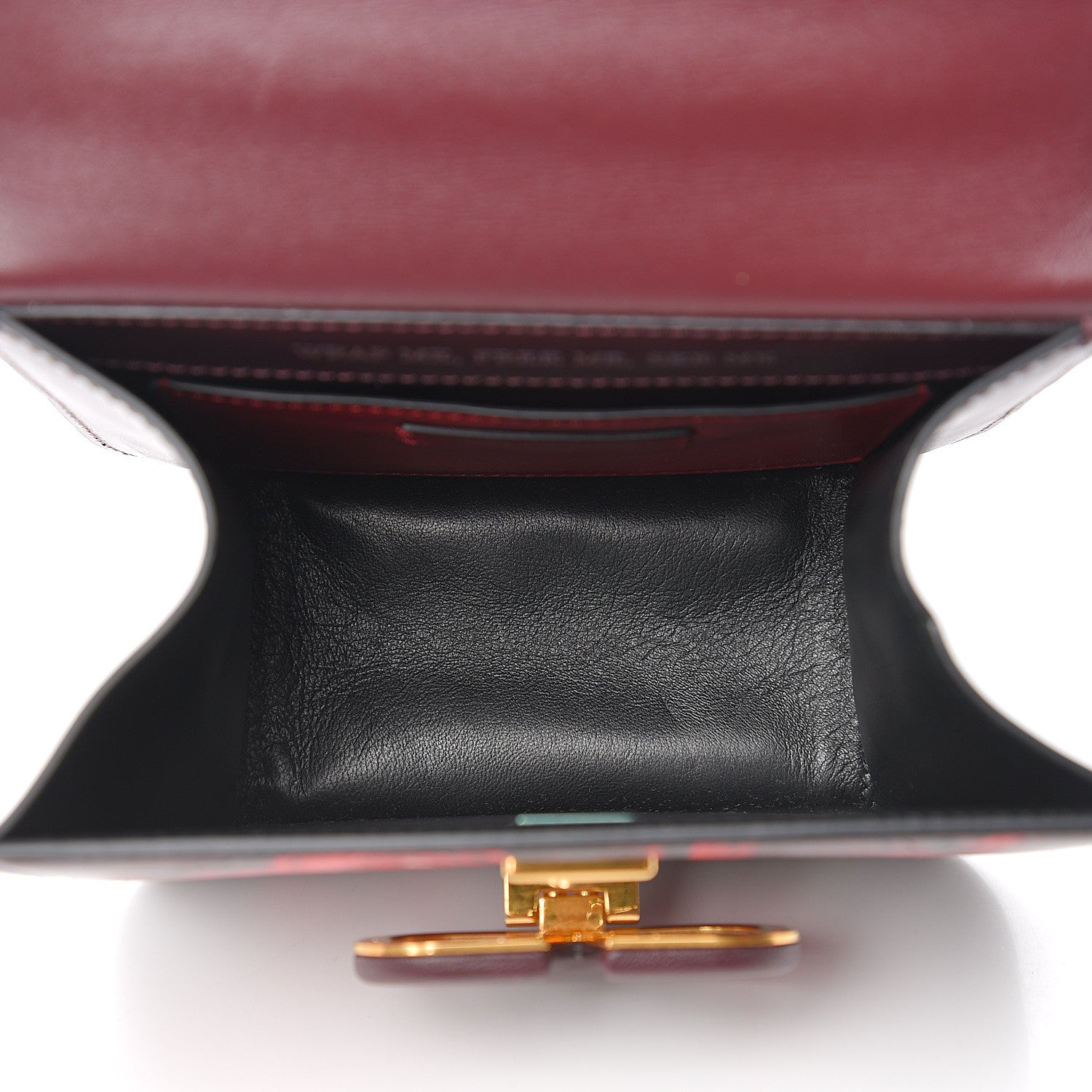 Valentino Garavani X UNDERCOVER Smooth Calfskin Rose Print Small VSling Shoulder Bag Rubin 4 of 12