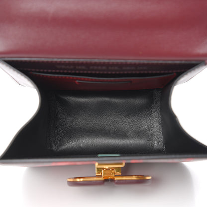 Valentino Garavani X UNDERCOVER Smooth Calfskin Rose Print Small VSling Shoulder Bag Rubin 4 of 12