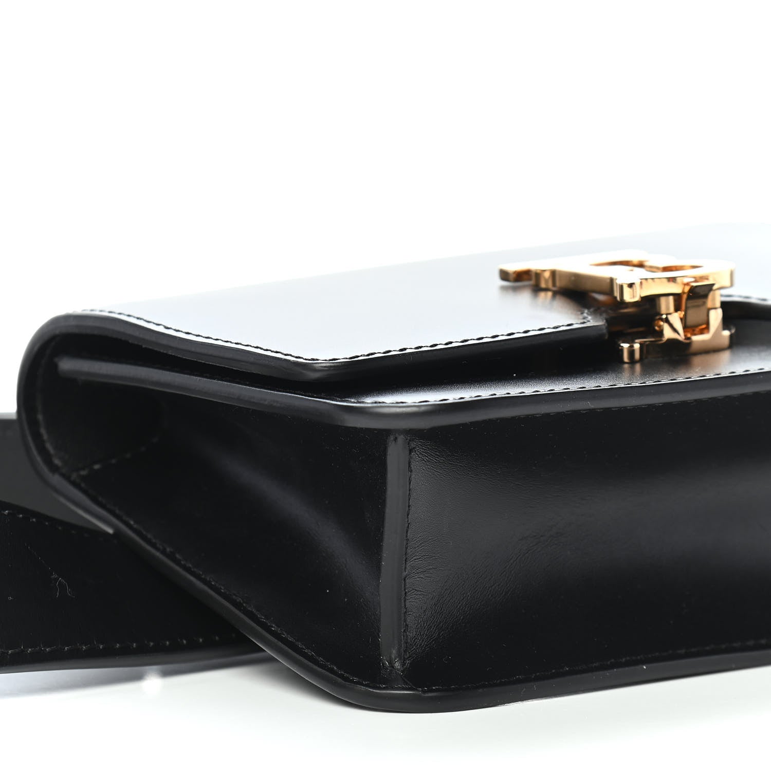 Burberry Calfskin TB Belt Bag Black 5 of 9