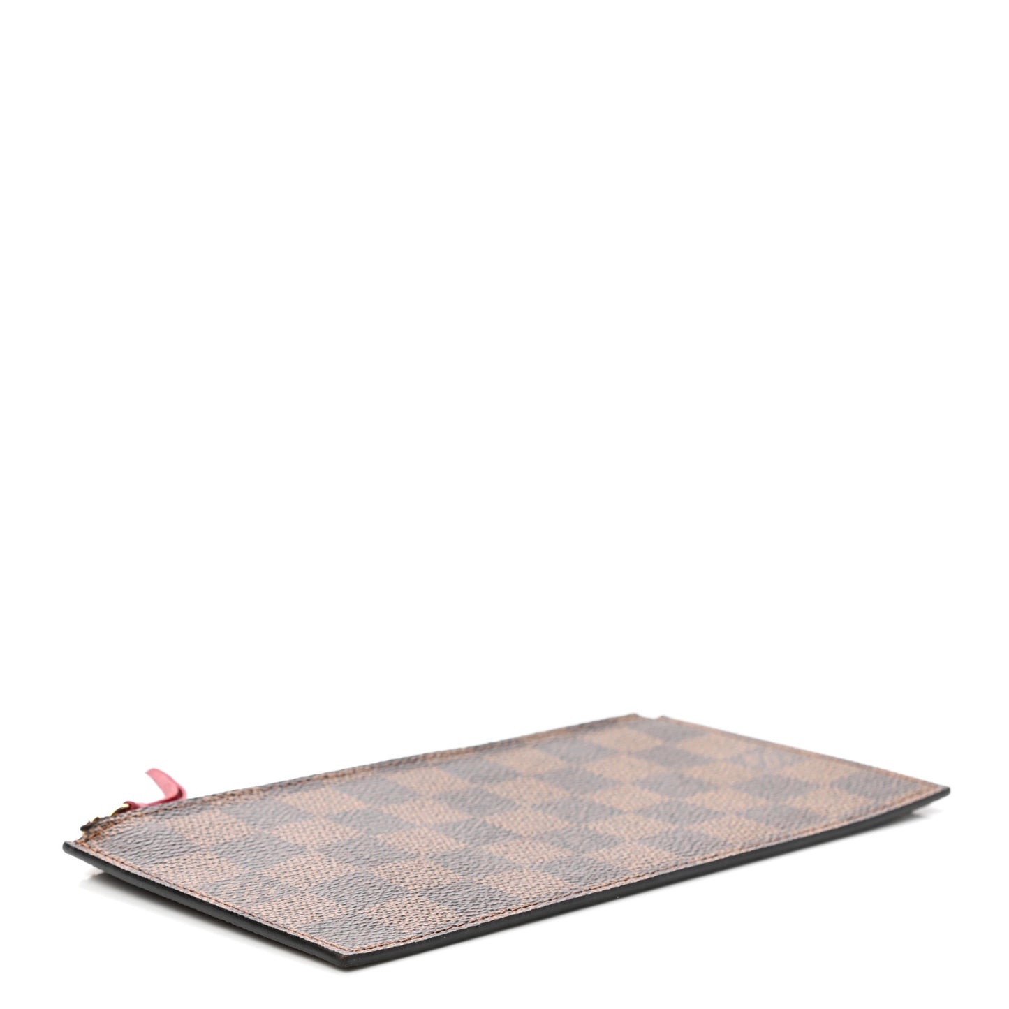 Damier Ebene Felicie Chain Wallet Zippered Insert