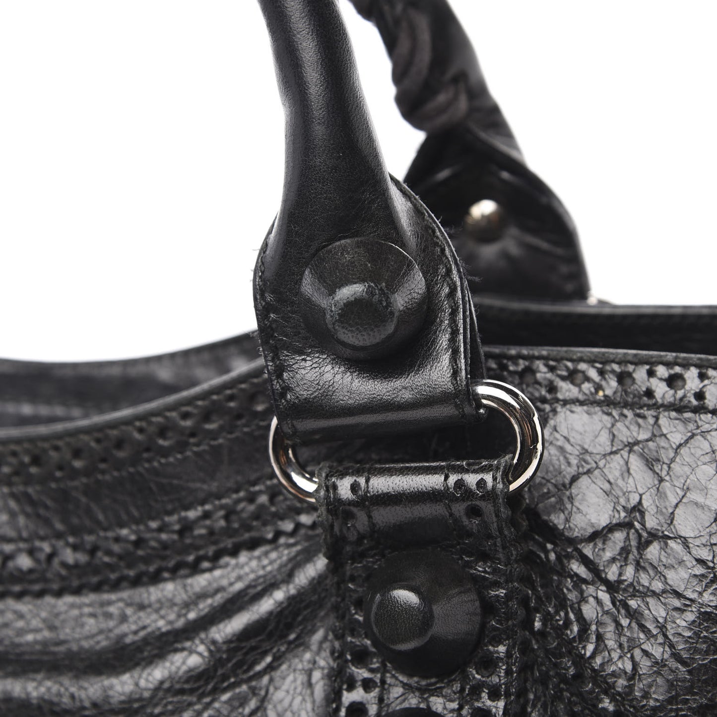 Agneau Giant Brogues Hardware City Black