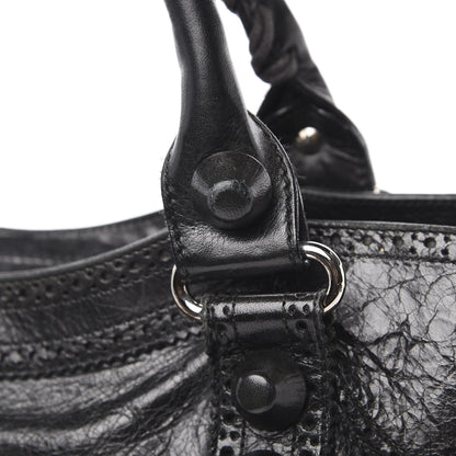 Balenciaga Agneau Giant Brogues Hardware City Black 11 of 14