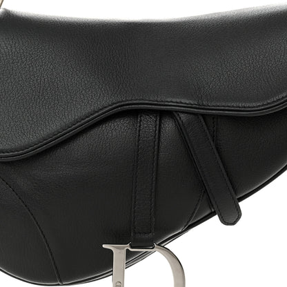 Christian Dior Calfskin Saddle Bag Black 8 of 11