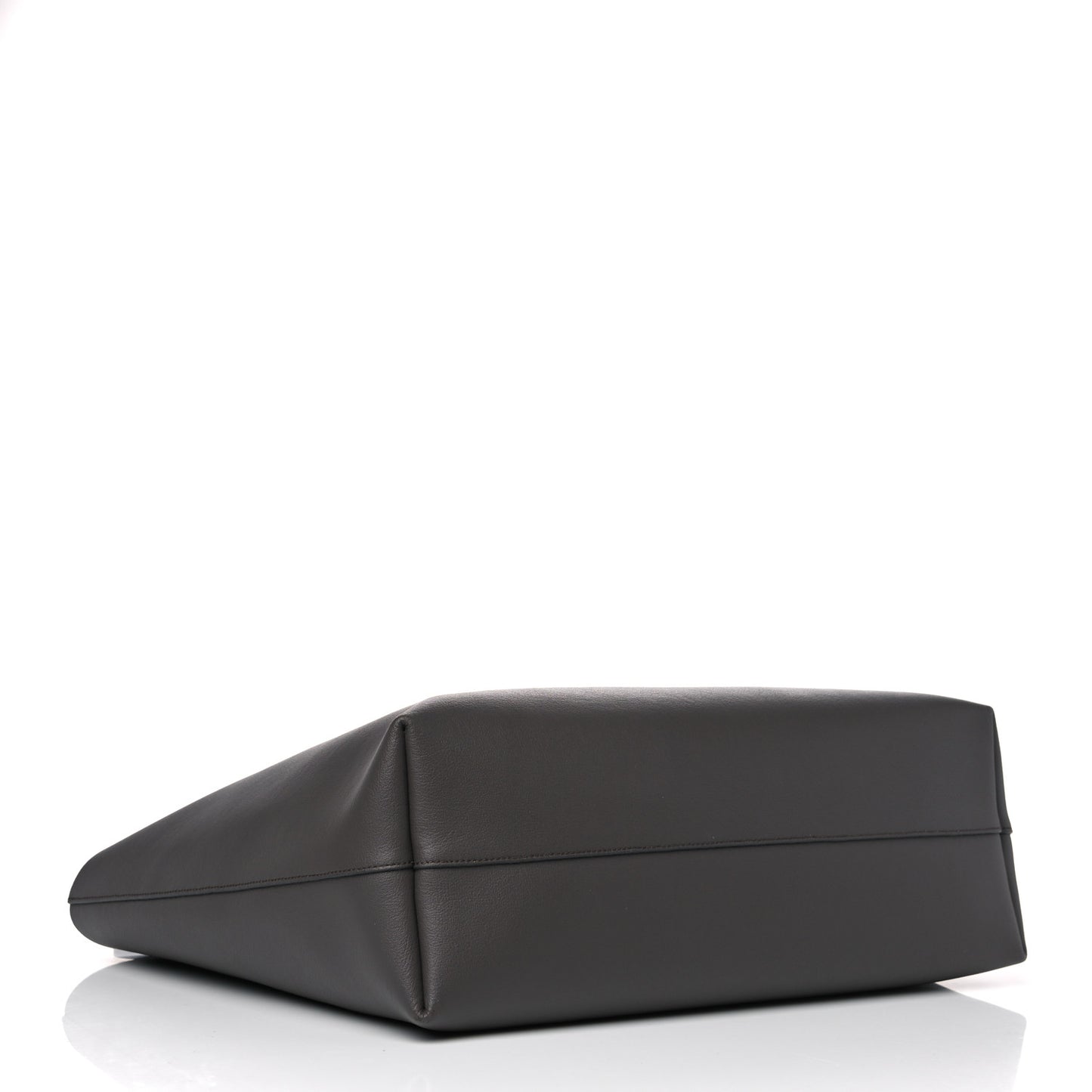 Calfskin Large Shopping Tote Pebble