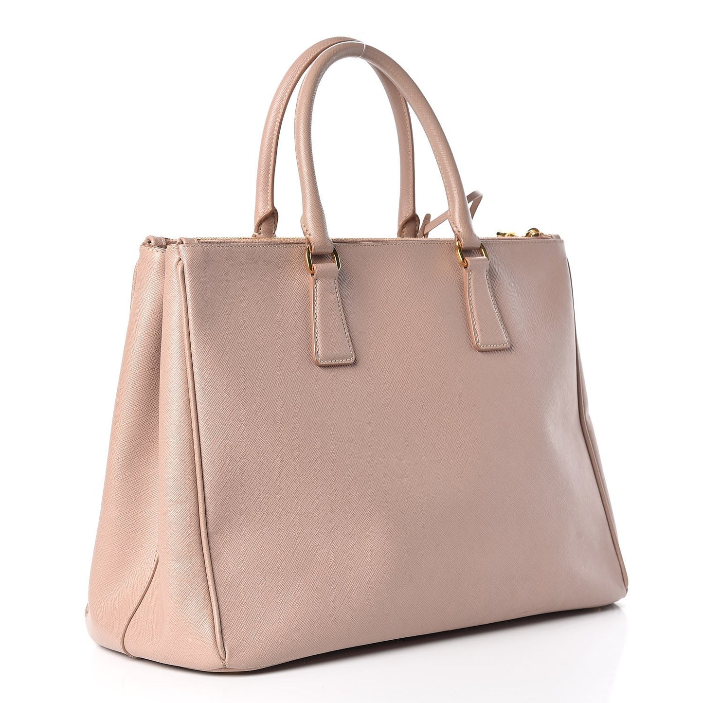 Saffiano Large Galleria Double Zip Tote Cammeo