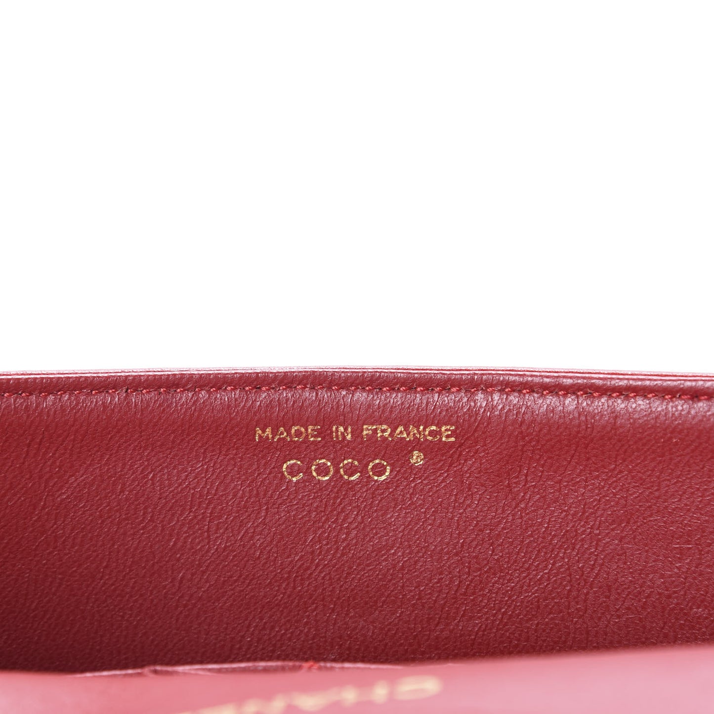 Lambskin Quilted Medium Double Flap Red