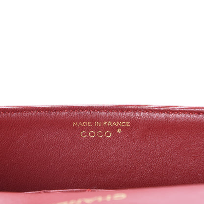 Chanel Lambskin Quilted Medium Double Flap Red 9 of 11