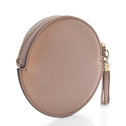 Gucci Patent Soho Round Coin Purse Dark Cipria 2 of 6