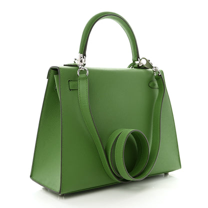 Hermes Epsom Kelly Sellier 25 Vert Yucca 3 of 11