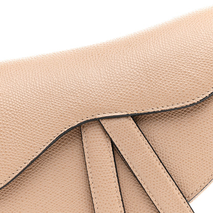 Christian Dior Grained Calfskin Mini Saddle Bag Fard 8 of 10