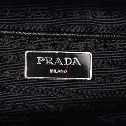 Prada Tessuto Nylon Saffiano Robot Backpack Black 5 of 12