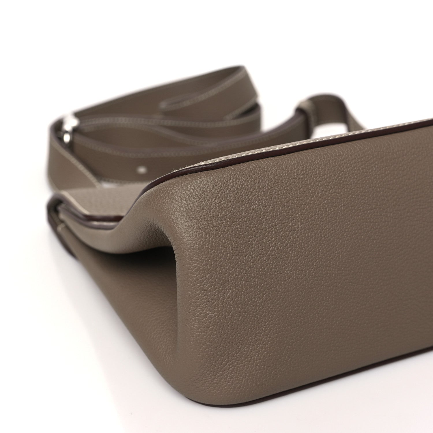 Hermes Togo Mali-Selle PM Messenger Bag Etoupe 9 of 10