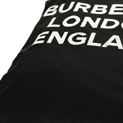 Burberry Nylon London England Print Logo Flat Tote Black 11 of 13