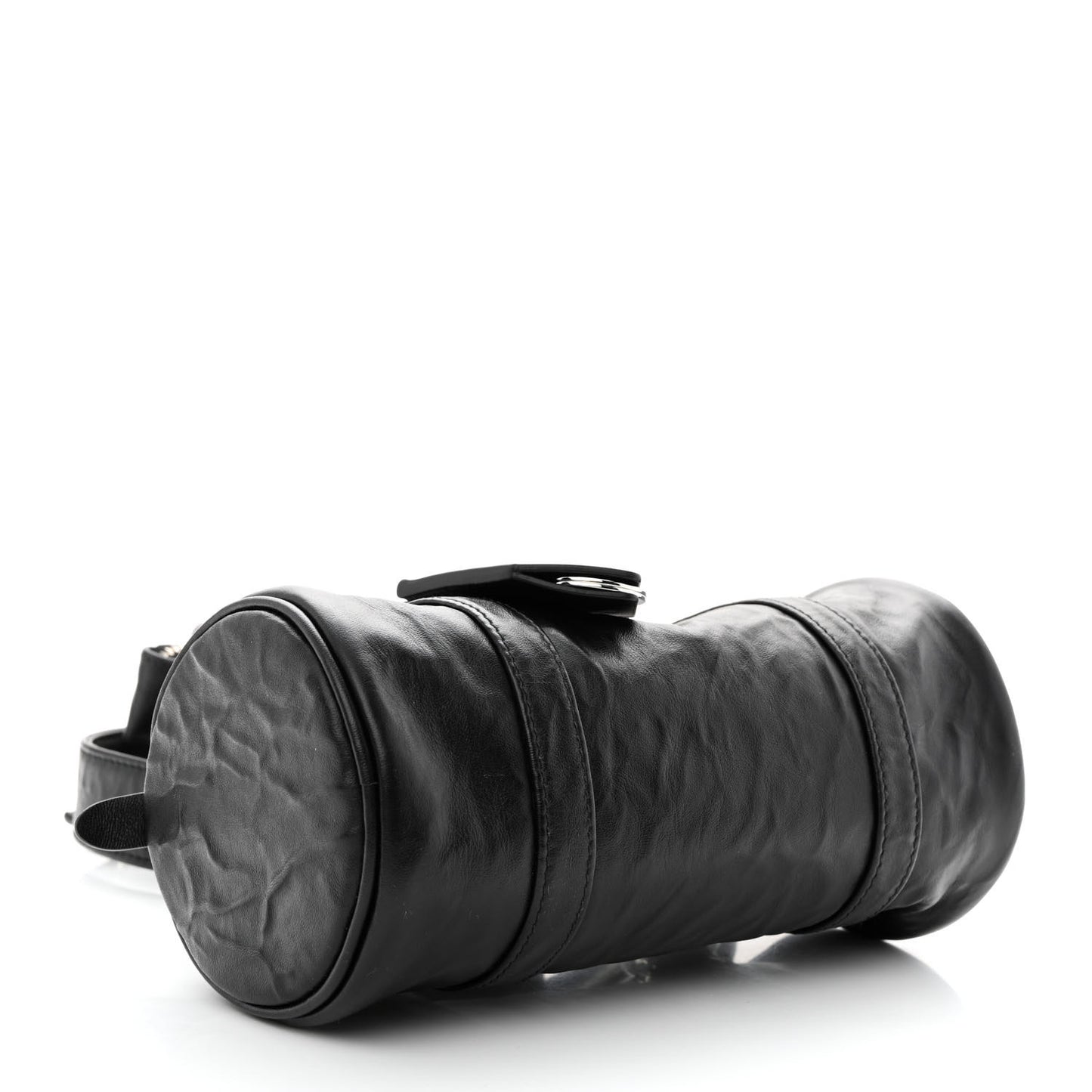 Nappa Antique Re-Edition 2002 Barrel Shoulder Bag Black