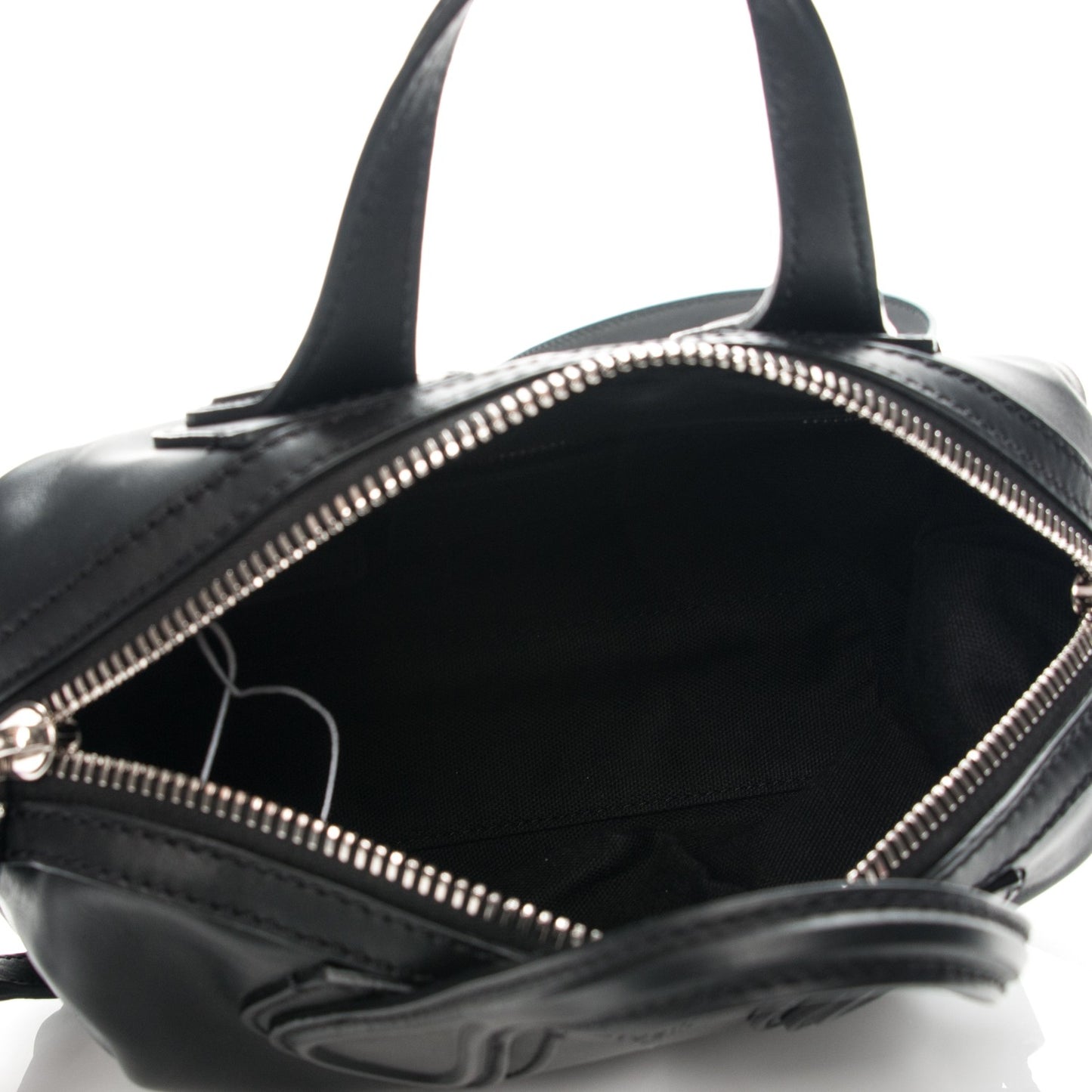 Waxed Calfskin Micro Nightingale Black