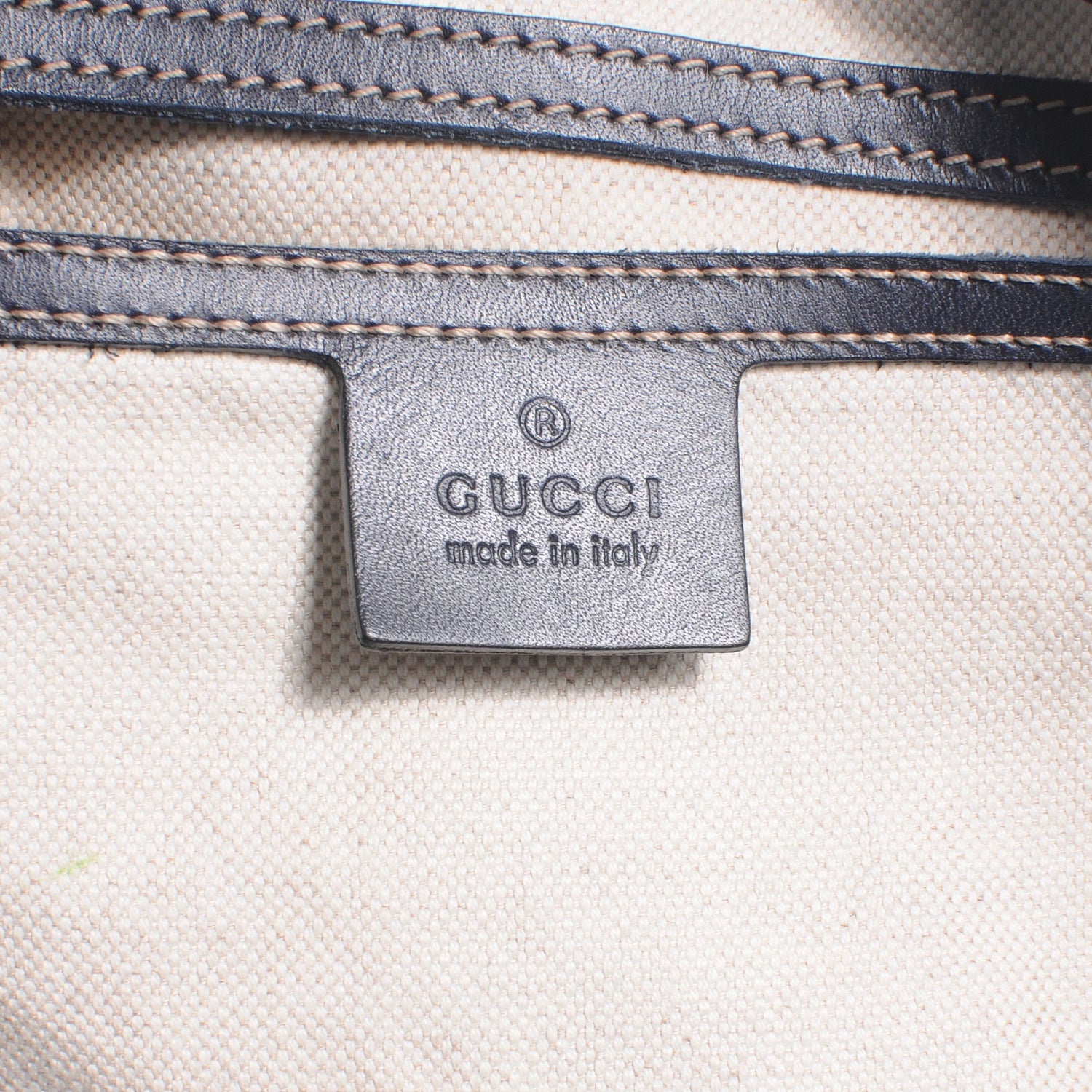 Gucci GG Plus Monogram Large Carry On Duffle Bag Navy 7 of 8