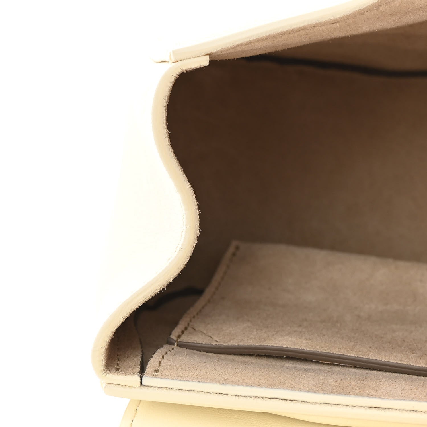 Chloe Calfskin Quilted Mini Drew Bijou Shoulder Bag Natural White 10 of 13