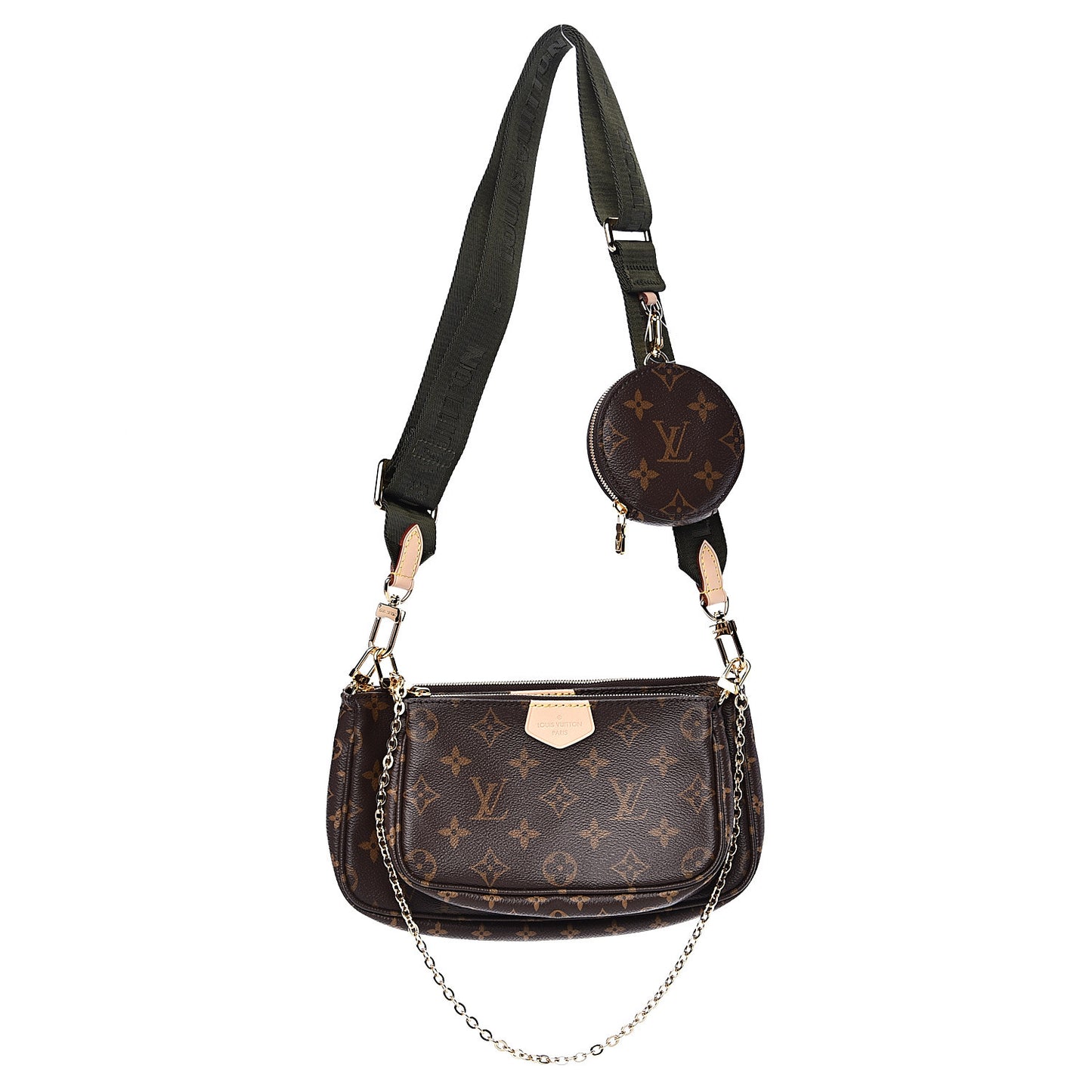 Monogram Multi Pochette Accessories Kaki