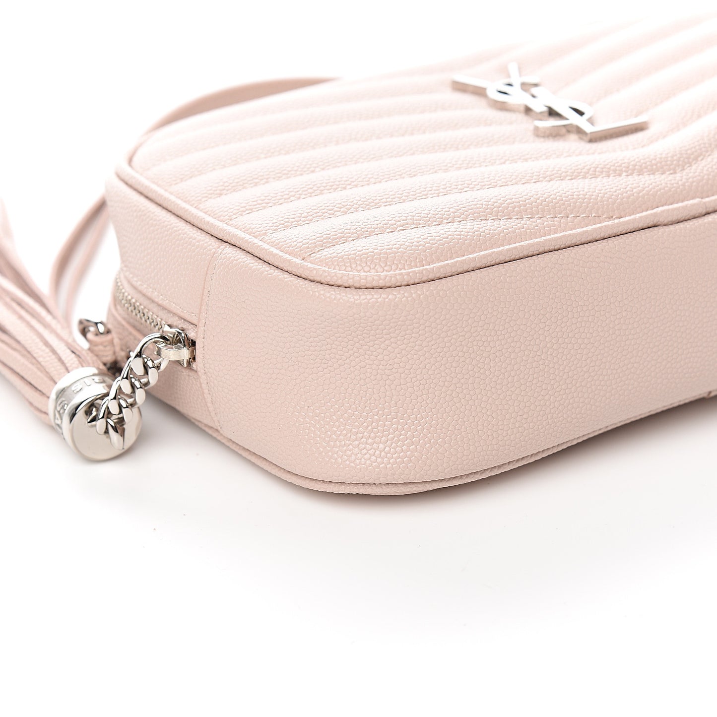 Grain De Poudre Matelasse Monogram Mini Lou Camera Bag Marble Pink