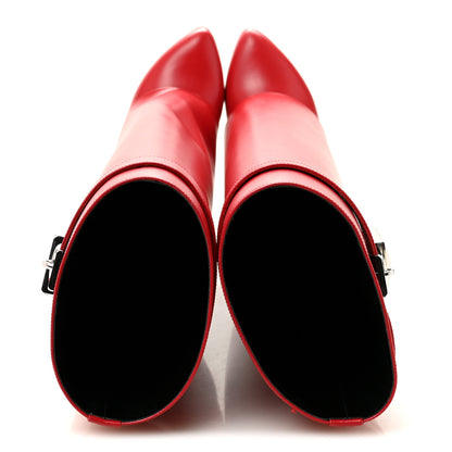Givenchy Calfskin Shark Lock Pant Boots 37 Red 2 of 9