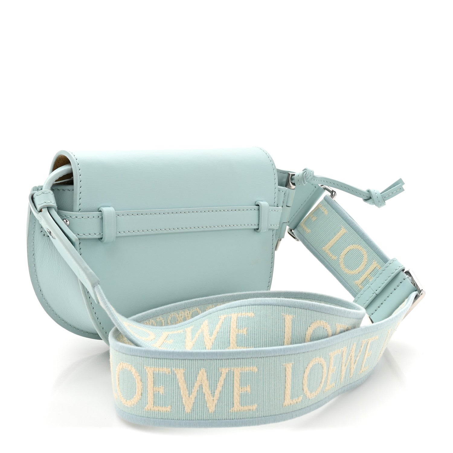 Loewe Calfskin Mini Gate Dual Bag Abyss Blue 3 of 10