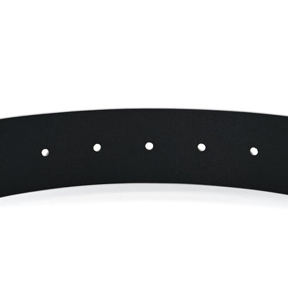Gucci Selleria Calfskin Monochrome Interlocking G 37mm Belt 90 36 Black 4 of 5