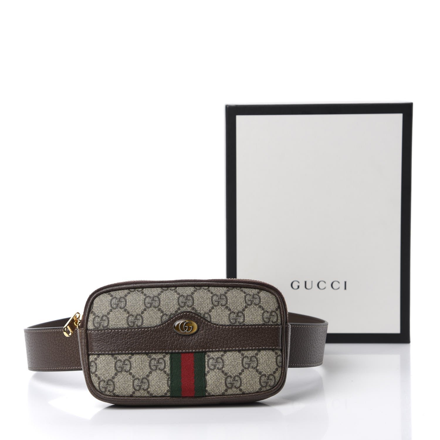 Gucci GG Supreme Monogram Ophidia Belted iPhone Case 85 34 Dark Brown 11 of 11