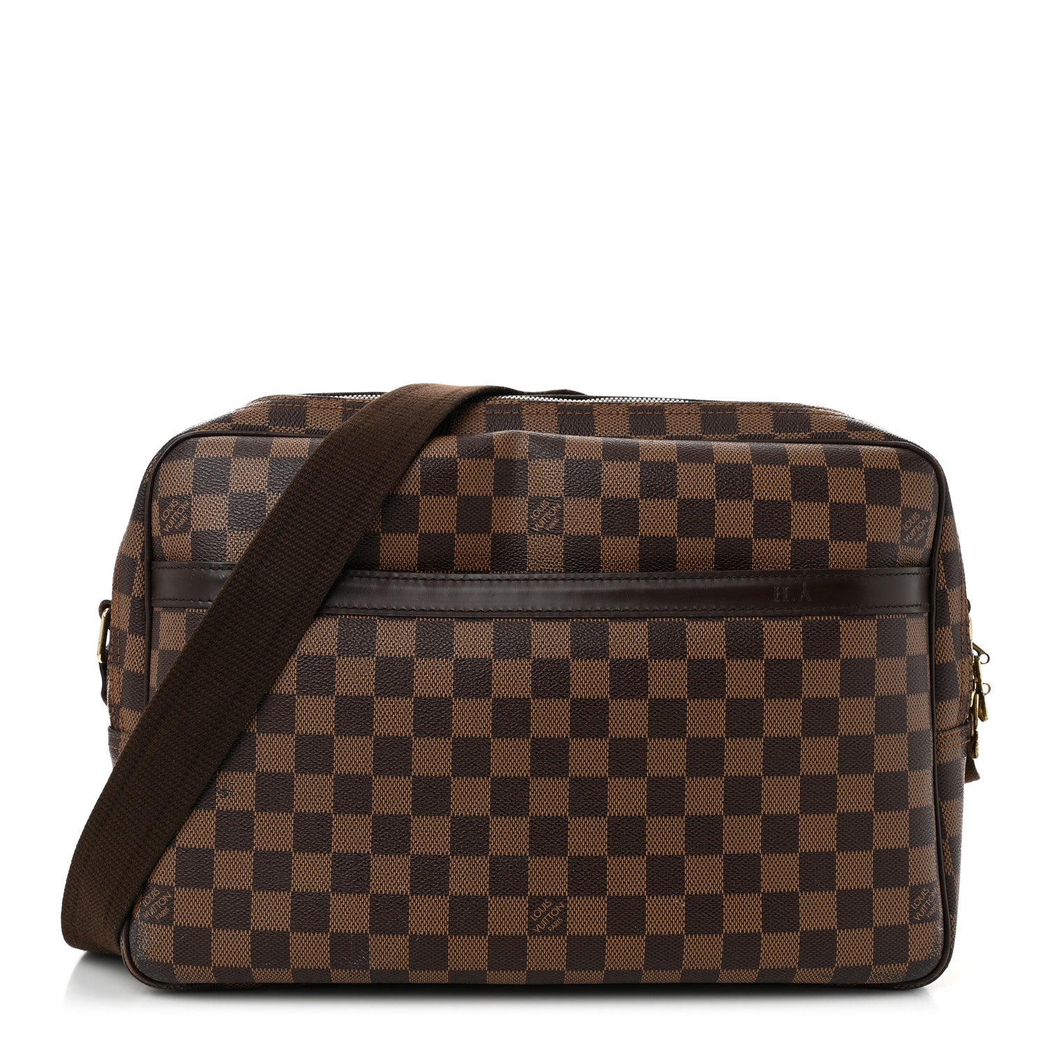 Louis Vuitton Damier Ebene Reporter GM 1 of 17