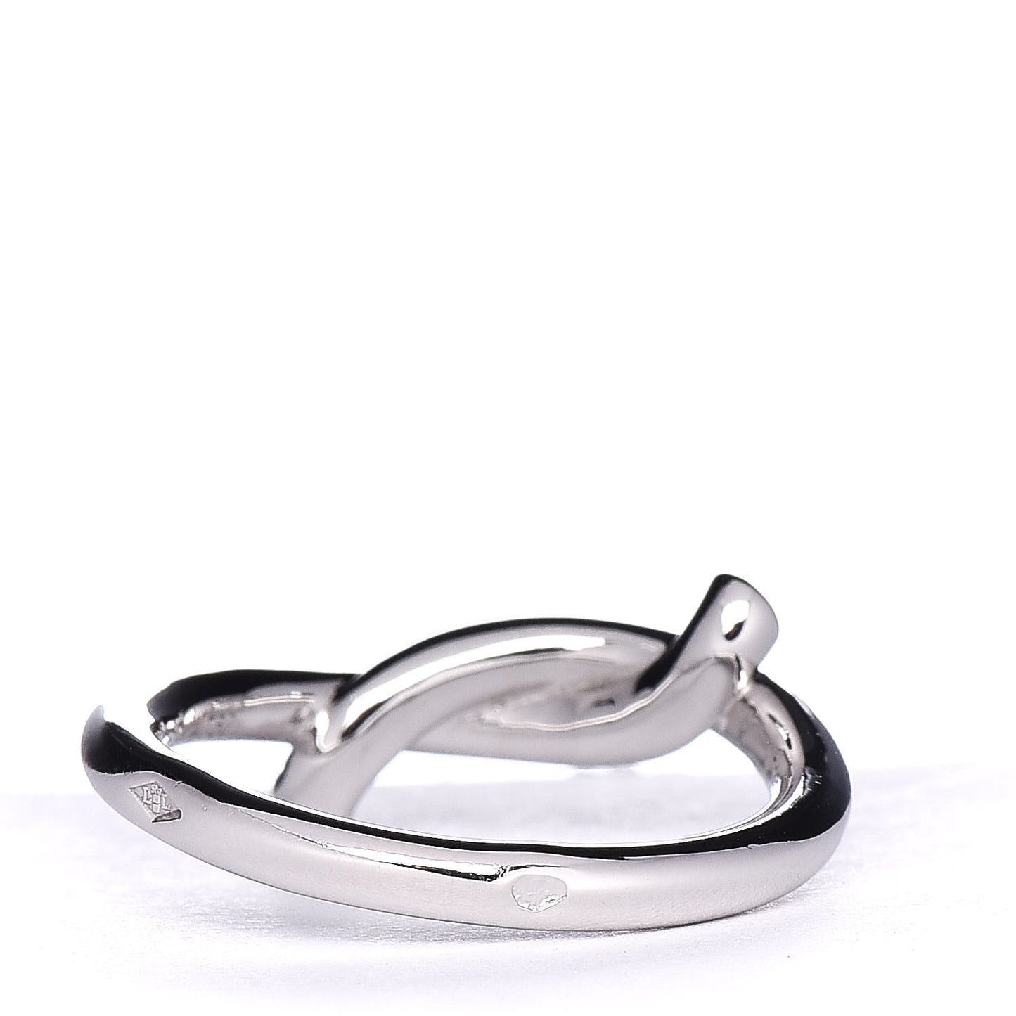 18K White Gold Entrelaces Ring 52 6