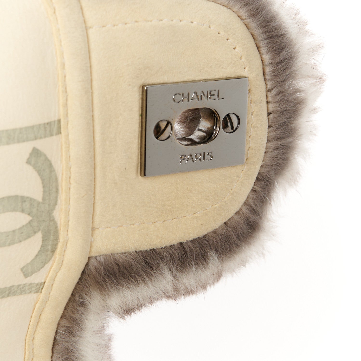 Chanel Rabbit Fur CC Medium Flap Bag Brown 7 of 11