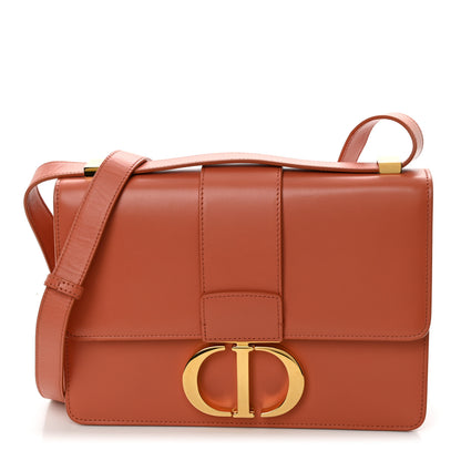 Christian Dior Smooth Calfskin 30 Montaigne Flap Bag Indian Red 1 of 11
