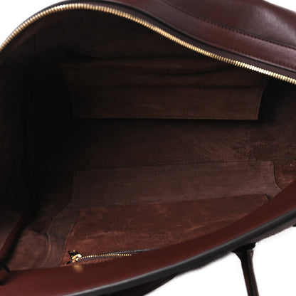 Celine Supple Shiny Lambskin Medium Smiling New Luggage Brick 5 of 10