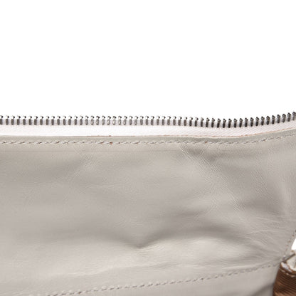 Burberry Leather Quilted Large Manor Tote White 9 of 17