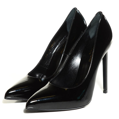 Saint Laurent Patent Classic Paris 105 Escarpin Pumps 39.5 Black 11 of 16