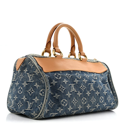 Louis Vuitton Monogram Denim Neo Speedy Blue 3 of 12