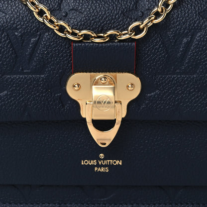Louis Vuitton Empreinte Vavin Chain Wallet Marine Rouge 7 of 9