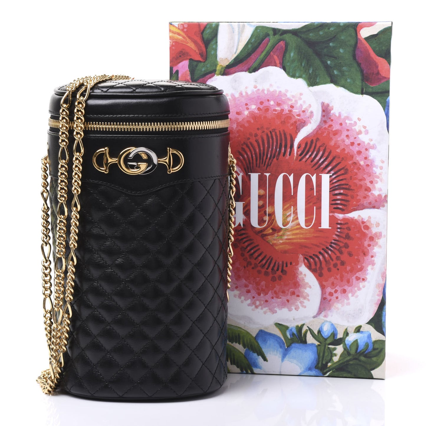Calfskin Trapuntata Zumi Belt Bag Black